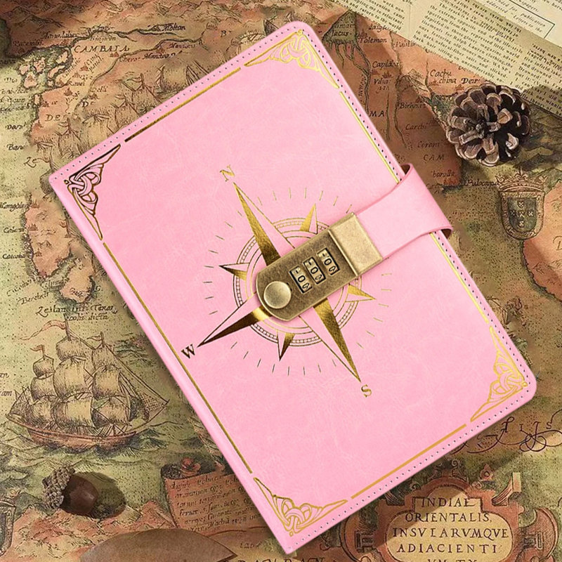 Carnet de mots de passe A5 Classic, Rose
