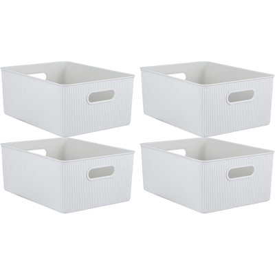 Ribbed Plastic Box Set
