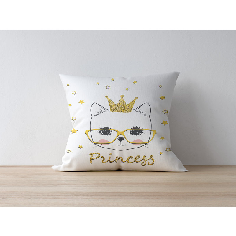 Housse de coussin carré en mélange de coton Erah