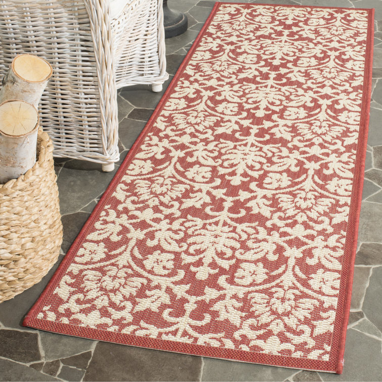 Galena Performance Damask Indoor/Outdoor Area Rug