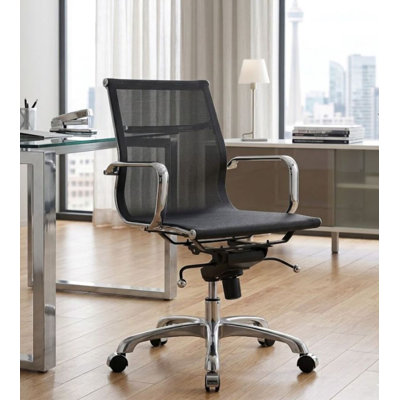 Chaise de bureau en filet Loira