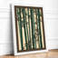Bamboo Grove Japandi - Framed Print-1248218748-1248218749