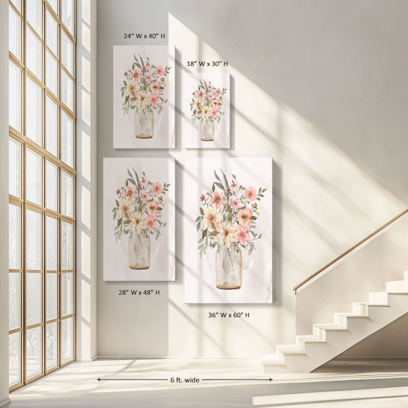 "Peaches and Cream II" par Nan, reproduction sur toile