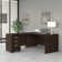 Bush Business Furniture Studio C L Shaped Desk with Mobile File Cabinet and Return