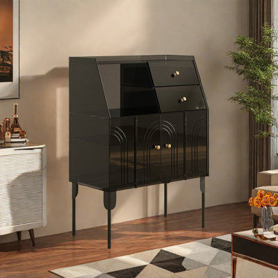 Armoire d'appoint moderne et rétro