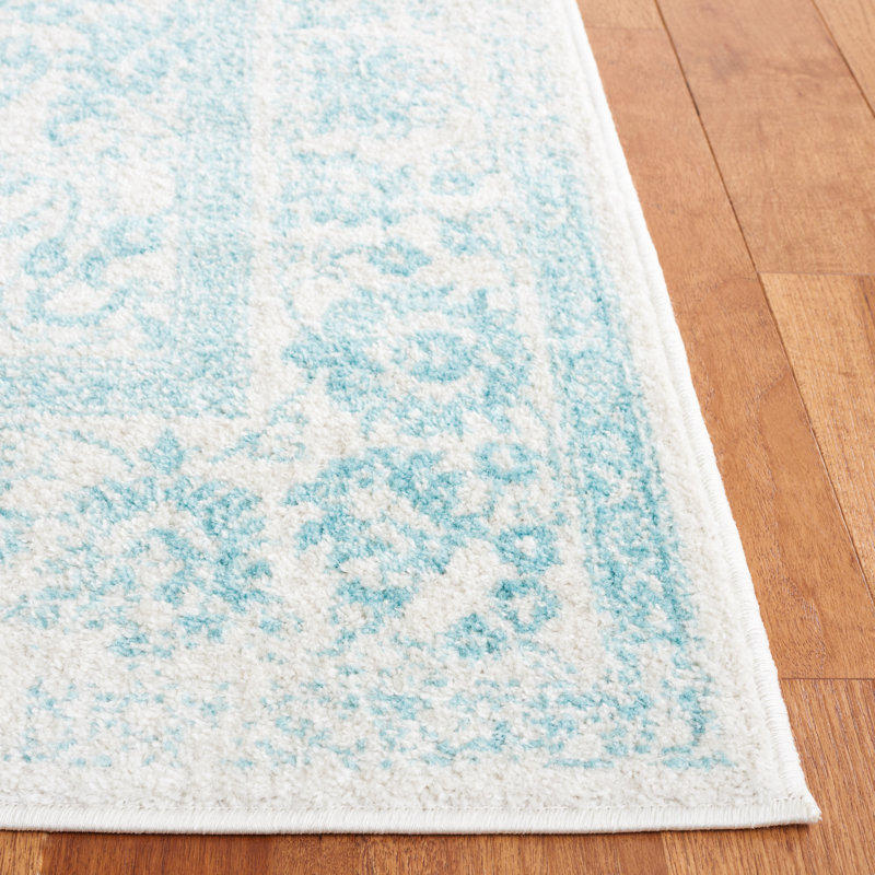 Stromsburg Area Rug, Ivory/Light Blue, Rectangle 155 x 229 cm
