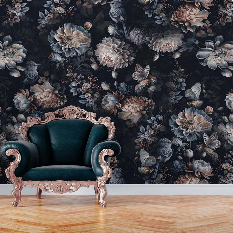 Nocturnal Garden Elegance, 108'' L x 96'' W