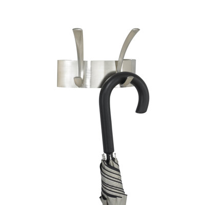 Metal 2 Hook Coat Rack