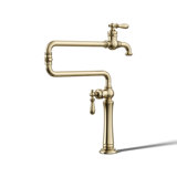 Artifacts® Single-Hole Deck-Mount Pot Filler with Extended Spout