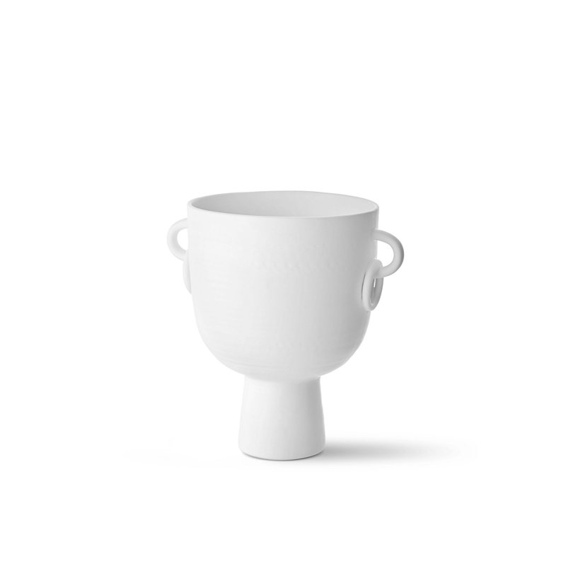 Vase, H 24 po x l 18 po x P 25 po