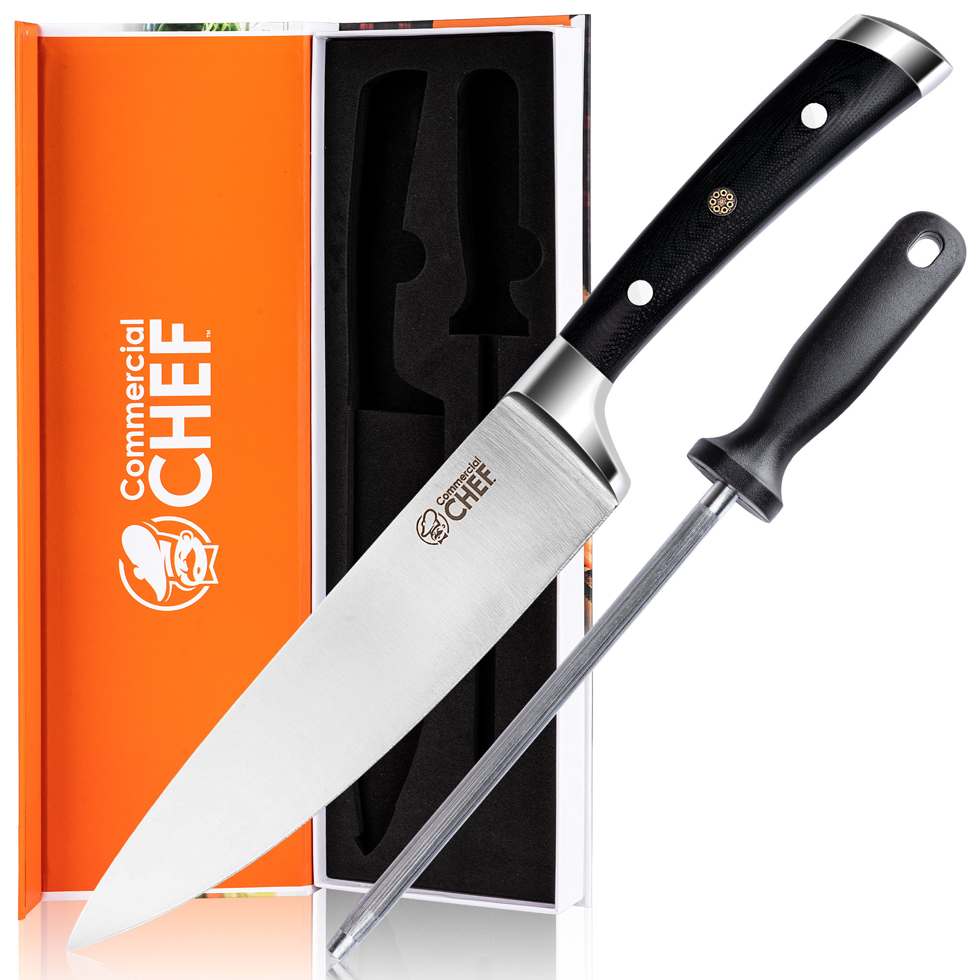Commercial Chef 8'' Chef's Knife & Reviews