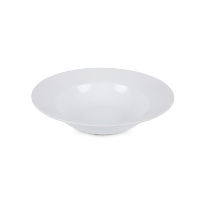 Premium Ceramic Service Plate, 10.2 Inches, White | 100% Antibacterial, Easy to Clean, Dishwasher Safe (Up to 140°F) & Microwave Safe | Thermal Shock Resistant, Durable Surface Hardness | Ideal for Elegant Dining