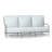 Carmel Aluminum Sofa - Slate Gray-69974705-63361414