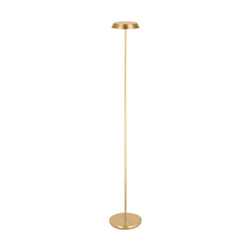 Tepa Medium Rechargeable Floor Lamp, Antique Brass