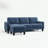 Matteus Upholstered Sectional Left Hand Facing-1404404848