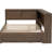 Full Size Wood Daybed With Led, , Trundle - Antique Color, Spacious Layout Drawer Storage, Socket, And Design-1092852523