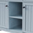 K&K 53Inch Large Kitchen Island With 2 Bar Stools, Power Outlet,Door Internal Storage Rack,Kitchen Storage Cart On 5 Wheels With Drop Leaf,5 Open Side Racks,3 Drawers For Kitchen,Dining Room,Grey Blue-737340682