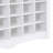 Sleek Design 24 Shoe Cubby Console-863178428