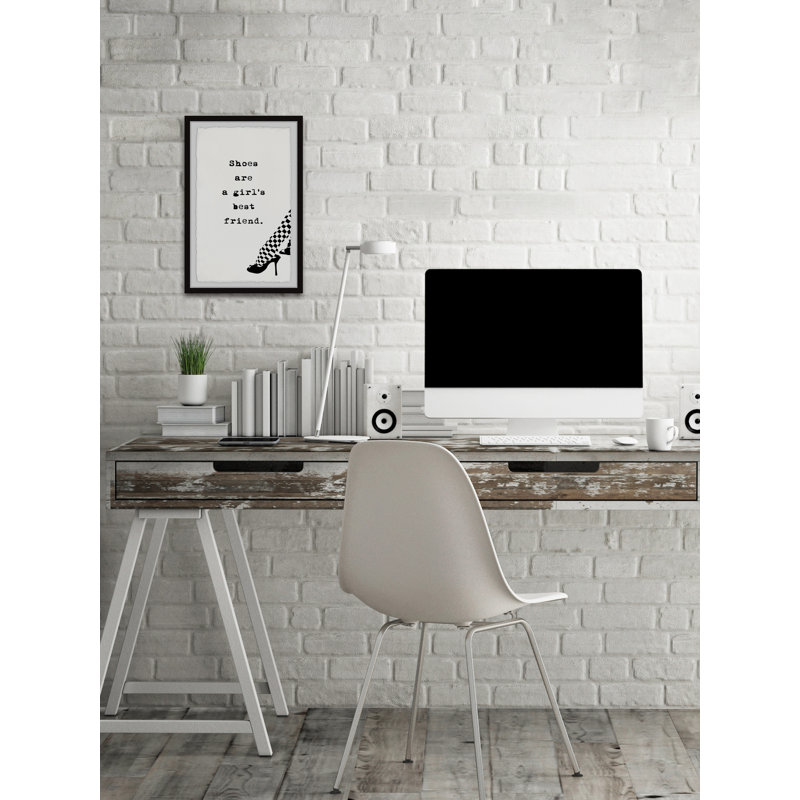 Girl's Bestfriend - Single Picture Frame Print, 30cm H x 20cm W x 3.81cm D