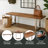 Aabriella Solid Wood Bench