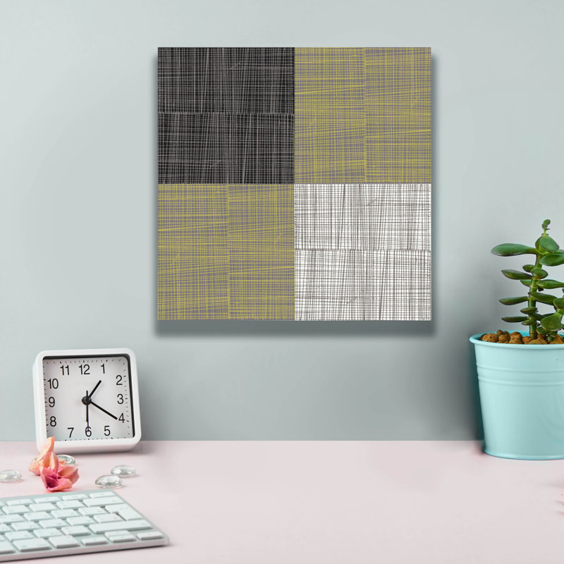  «High Noon Squarup» par Cheryl Warrick, art mural sur toile, 12 po x 12 po