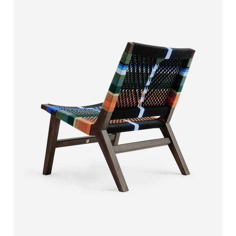 Casares Lounge Chair, Mot Mot Pattern , Natural