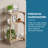 Modular Wood 3-Tier Bed/Sofa Side Table