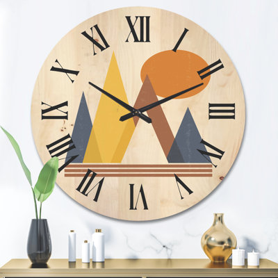 Solid Wood Wall Clock