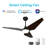 56'' Ceiling Fan with LED Lights-1999079913