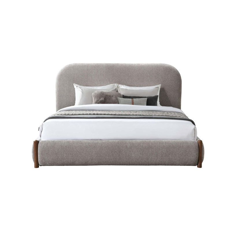 Lit en tissu Orane avec rangement