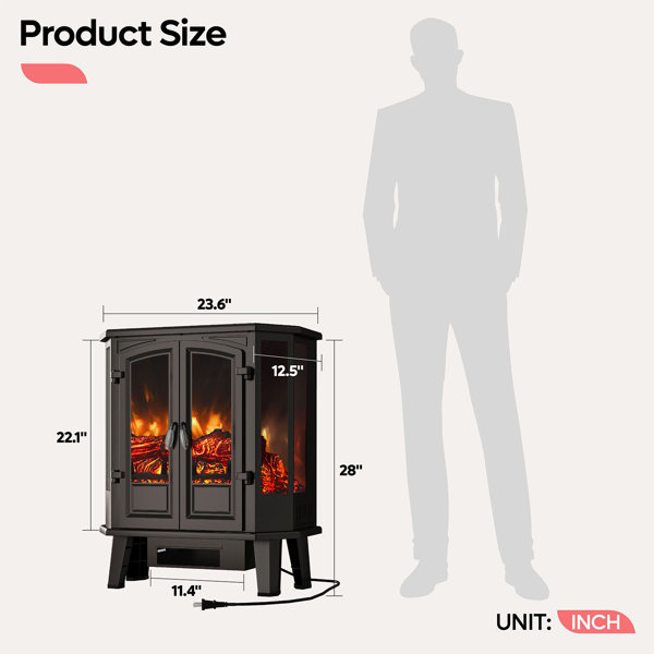 Minocqua Infrared Electric Stove Winston Porter