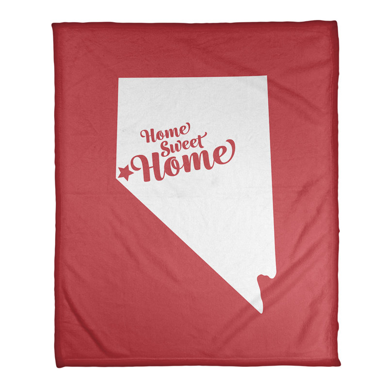 Jeté en polaire à la maison carson, l 32,5 po x L 42,5 po, Rouge