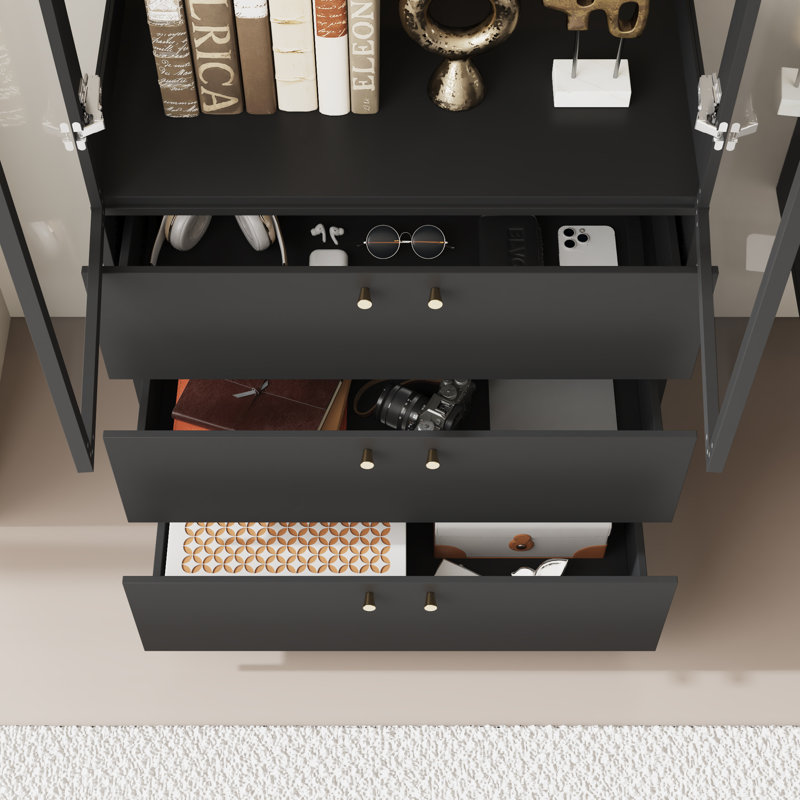 Multi-Functional Storage Cabinet With RGB Lighting