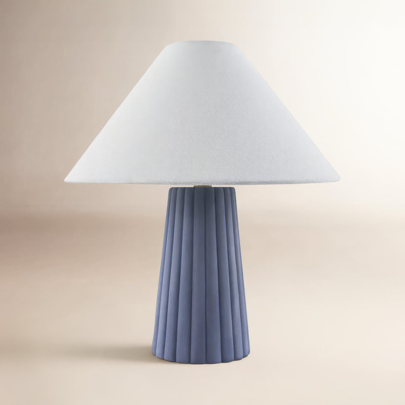 Grove Burkhalter Table Lamp, Blue