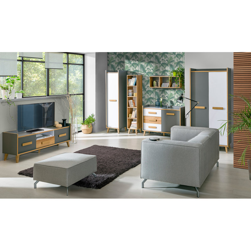 Etoile 120cm W 3 - Drawer Chest of Drawers