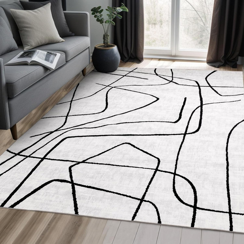 Black And White Carpet