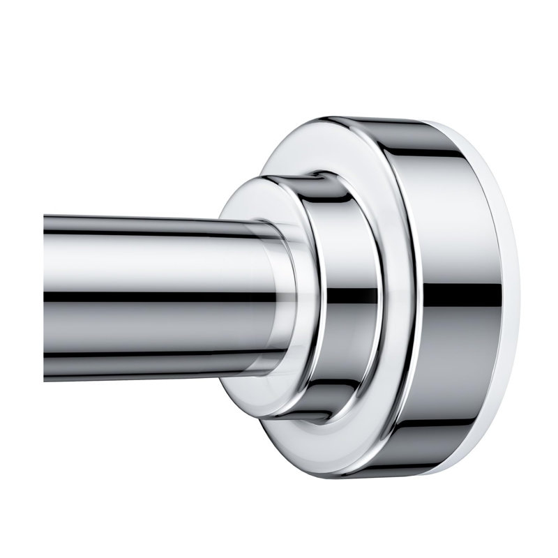 197.8cm Straight Shower Curtain Rod, Brushed nickel