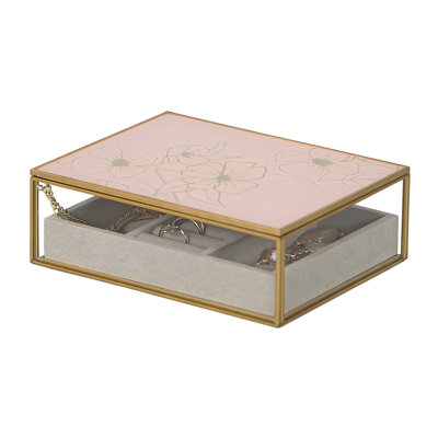 June Glass Jewelry Box