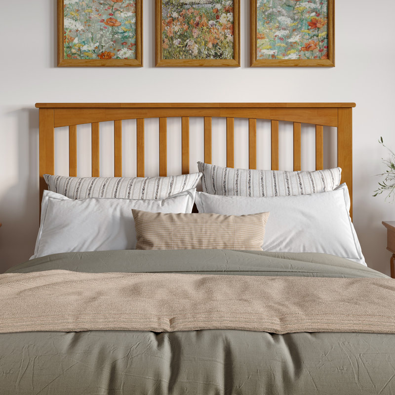 Tête de lit en bois massif Oracio, Grand