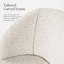 Tabouret de coiffeuse pivotant rembourré Modern