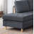 Upholstered L-Shaped Sectional Reversible