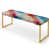 Pink And Blue Bohemian Marble Whirl