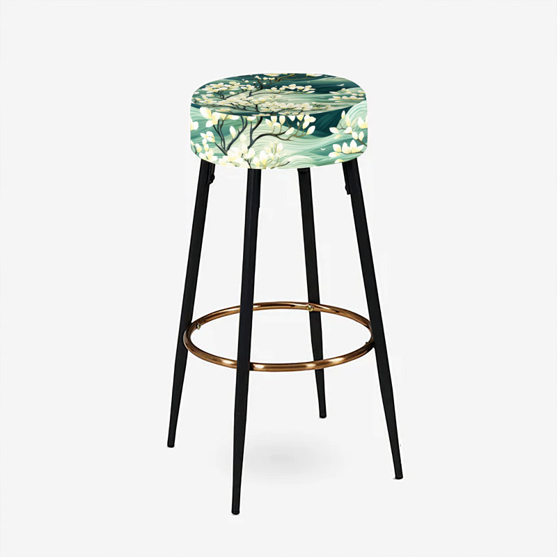 Mangrove Serenity - motif tropical - ensemble de 2 tabourets de bar tropicaux
