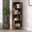 148.6cm H x 35.1cm W Bamboo / Rattan Corner Bookcase
