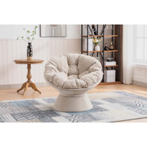 Comfortable&Elegant Dark Gray 42.2W Swivel Accent Barrel Chair