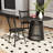 Modern Dining Set - Round Wood Table With Slat Base & Windsor Chairs - 3/5-Piece Kitchen Set-119087036-119087034-119087032