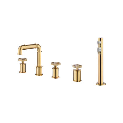 Robinet de baignoire en laiton au design moderne