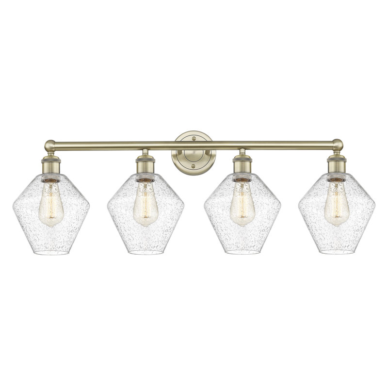 Amylea 4 - Light Dimmable Vanity Light, Antique Brass