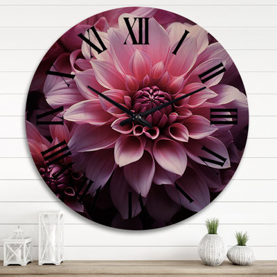 Horloge murale en bois massif Nowayton