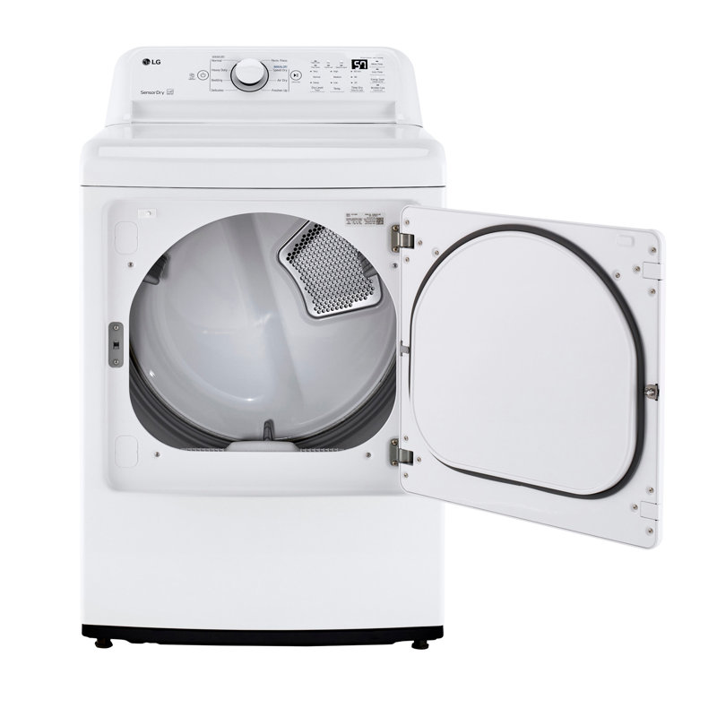 7.3 Cu. Ft. White Electric Dryer with Sensor Dry Technology
